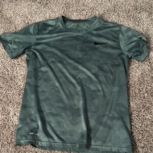 Nike Olive Camo Dri-FIT Tee